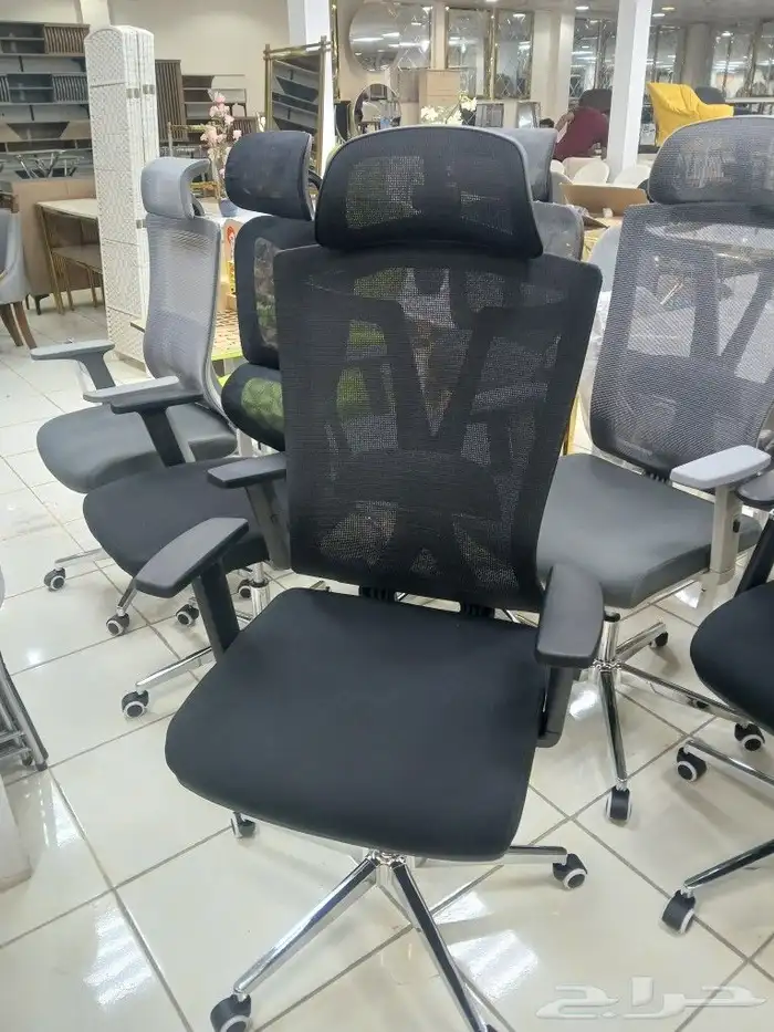 كراسي مكتبيه شبك موديلات جديده 5