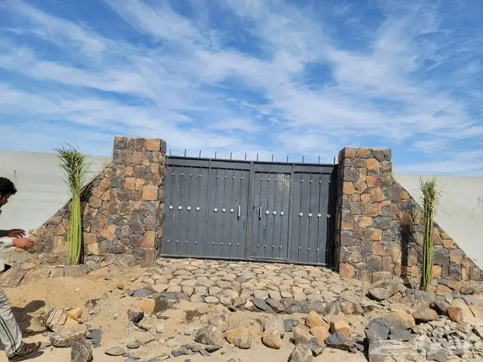 تلبيسات ممرات مجالس بالحجر الطبيعي وشغل نظيف غايه في الإبداع 3