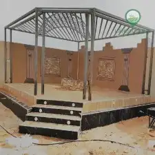 تصميم مظلات جلسات لوناني الدمام 0