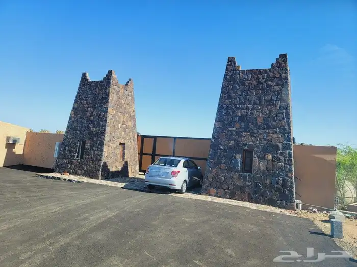 تلبيسات أبراج أحواض ممرات بالحجر الطبيعي 5