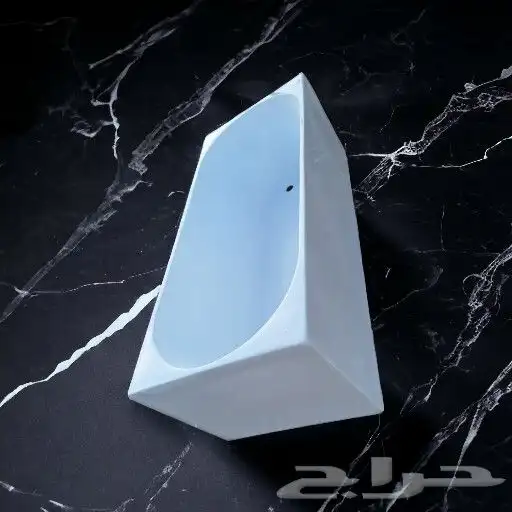 بانيو كلاسيكي مستطيل 150 70 فوق البلاط 1