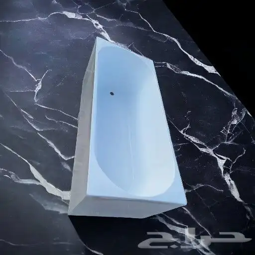 بانيو كلاسيكي مستطيل 150 70 فوق البلاط 0