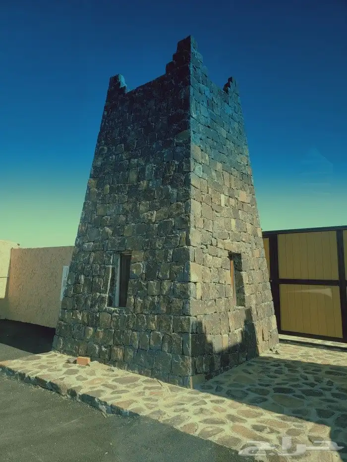 تلبيسات أبراج أحواض ممرات بالحجر الطبيعي 2