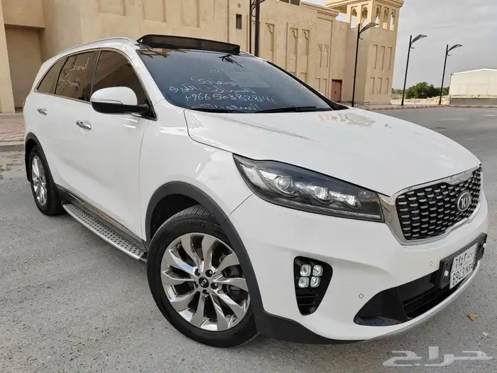 تم البيع سورنتو ديزل 2018 دبل 7 راكب بنرواما 1