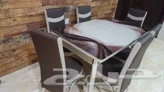 طاولات طعام خشب رخام زجاج جديد بلياردو 9