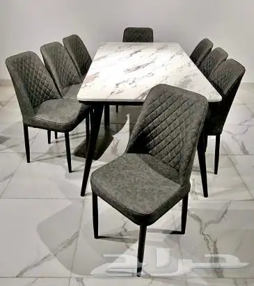 طاولات طعام خشب رخام زجاج جديد بلياردو 27