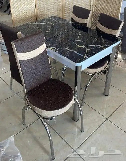 طاولات طعام خشب رخام زجاج جديد بلياردو 17