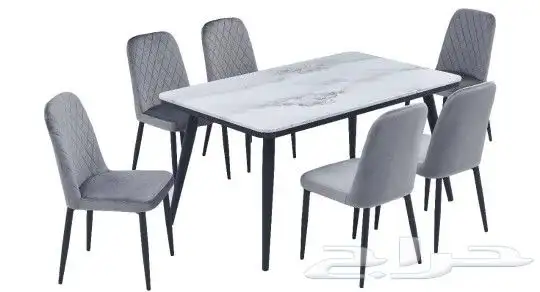 طاولات طعام خشب رخام زجاج جديد بلياردو 22