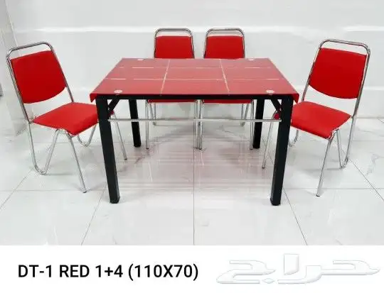 طاولات طعام خشب رخام زجاج جديد بلياردو 21