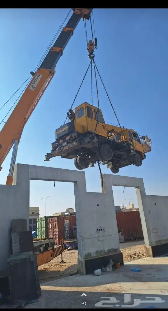 إيجار رافعات شوكيه وكرينات جميع الاحجام إيجار شهري أسبوعي يو 0