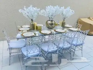 طاولة طعام وكوش وطاولات خدمة 4