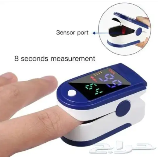 للبيع جهاز مقياس نبضات القلب والاكسجين بالدم جديد 2