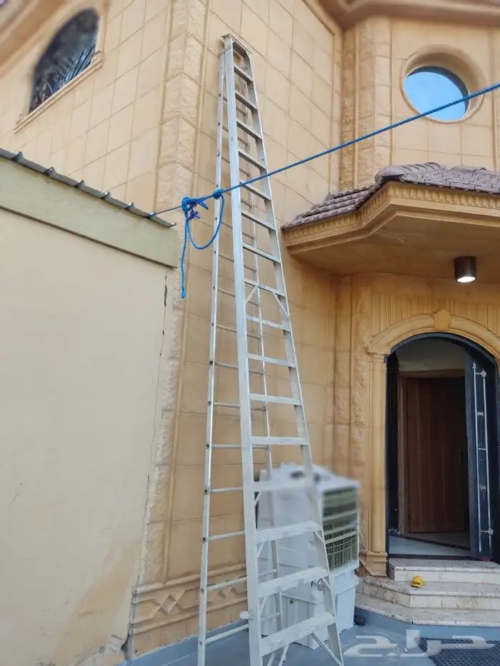 سلم فيبر قلاص   سلم المنيوم 1