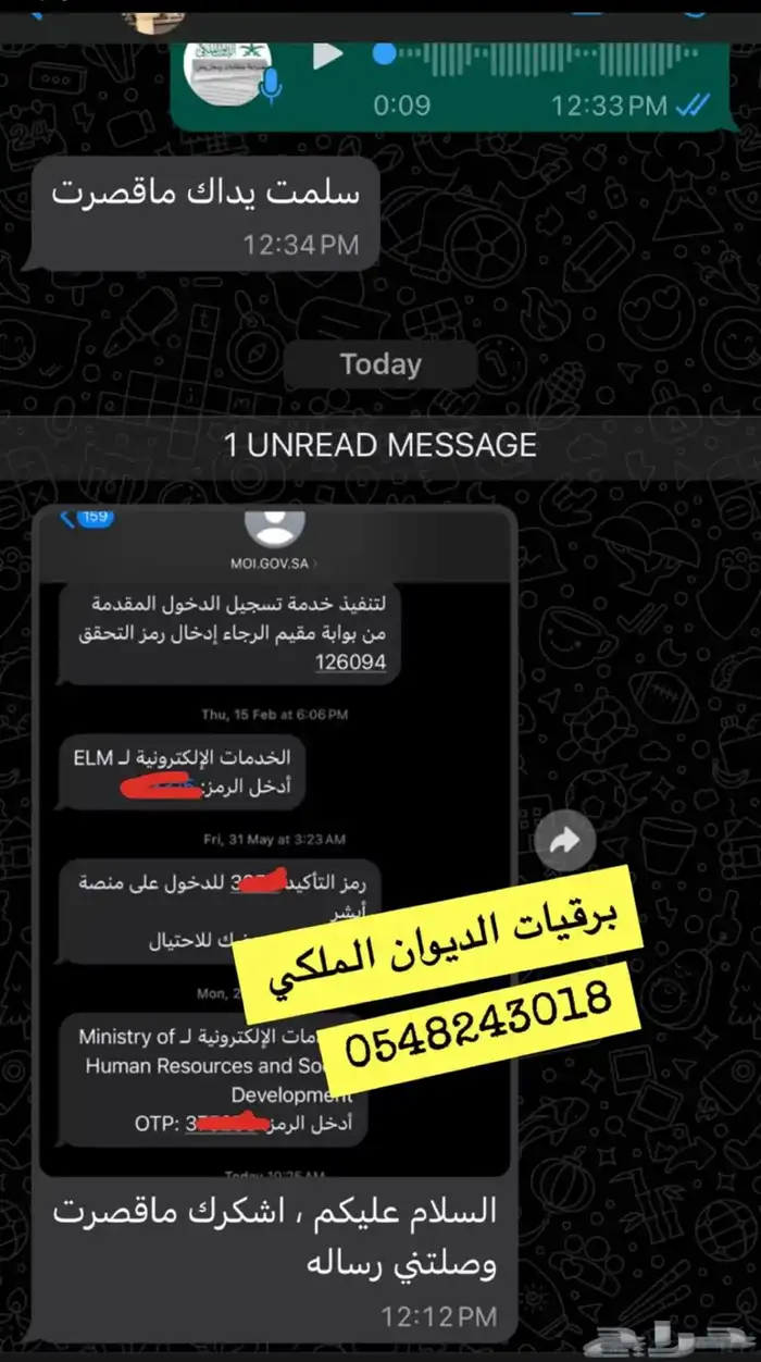 كتابة برقيات لطلب اعفاءات ومساعدة للديوان والامراء وارسالها 21