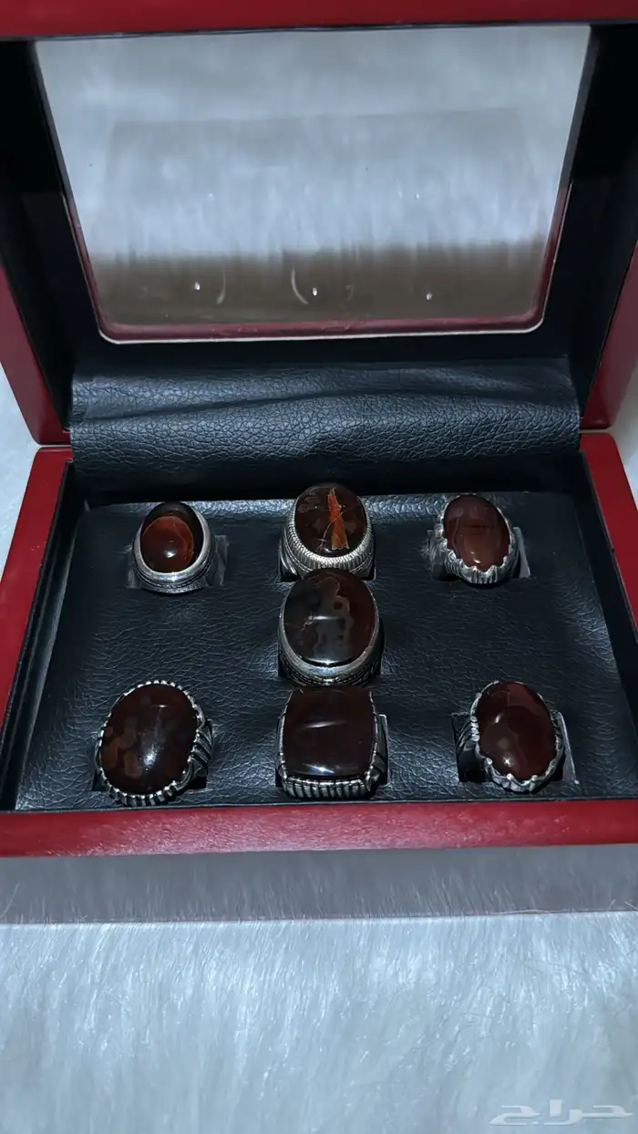 صندوق خواتم يمانية فاخرة جد ا 0