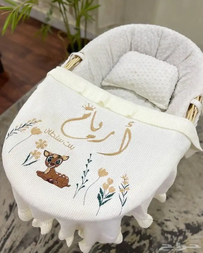 شراشف مواليد مطرز الاسم على حسب طلب العميل 2