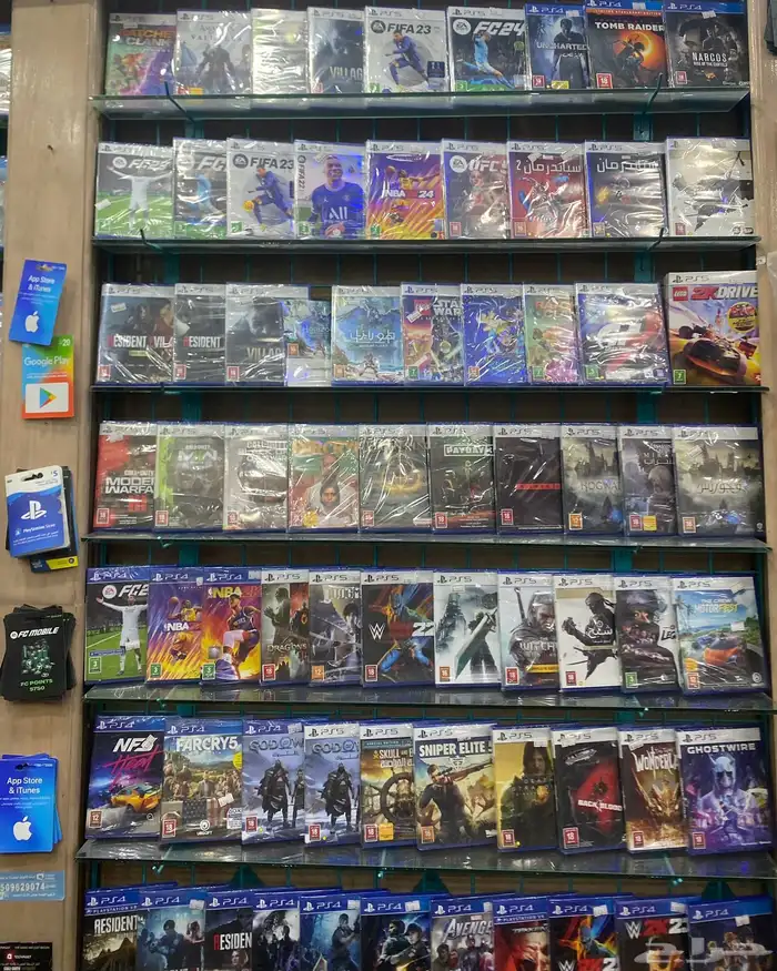 موسسة شهاب الفيصليه (المملكه سابقا)سوني 5 4 3 2 1 واكس بوكس 13