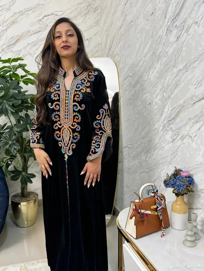 جلابيه شتويه مخمل فاخر درجه اولى للإهداء ومحبي الفخامه 11