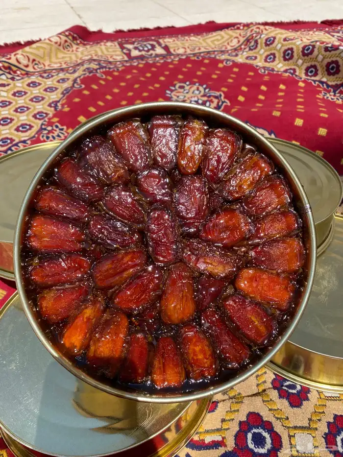 تمر صفري بيشة حشي جديد تنك وزن 2 كيلو وربع 2
