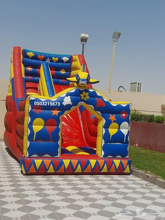 اجار نطيطات نطيطه زحليقه ملعب صابوني في الرياض 0