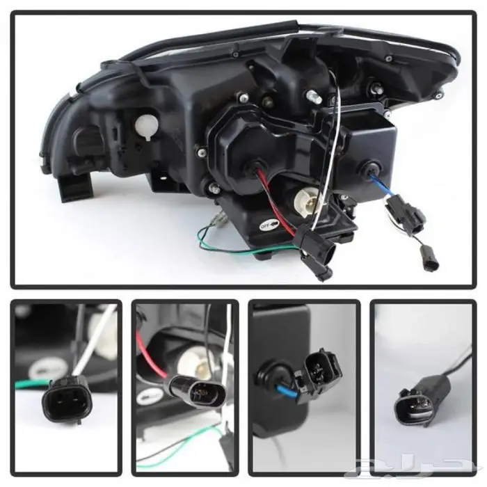 شمعات لكزس 2006 - 2012 ليد و رمش LED تايواني طقم 5
