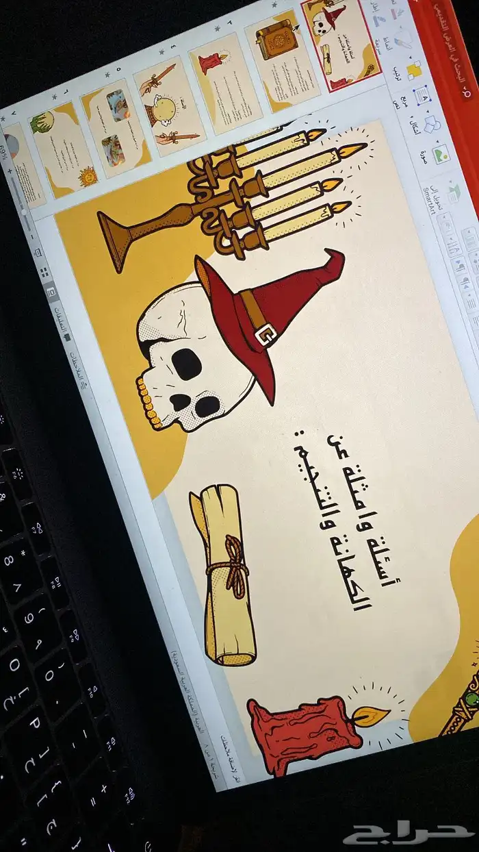 بوربوينت تلخيص بحوث جامعيه بحوث ماجستير تقرير تقارير بحوث 3