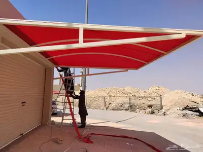 حدادمظلات وسواتر وبرجولات 14