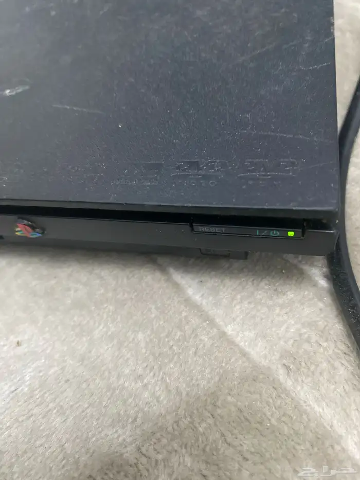 سوني بلاي ستيشن PS 2 مستخدم معاه يد وحده وذاكره شرط شغال 2