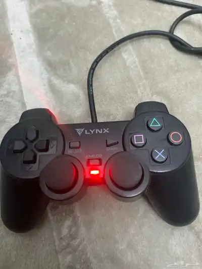 سوني بلاي ستيشن PS 2 مستخدم معاه يد وحده وذاكره شرط شغال 3