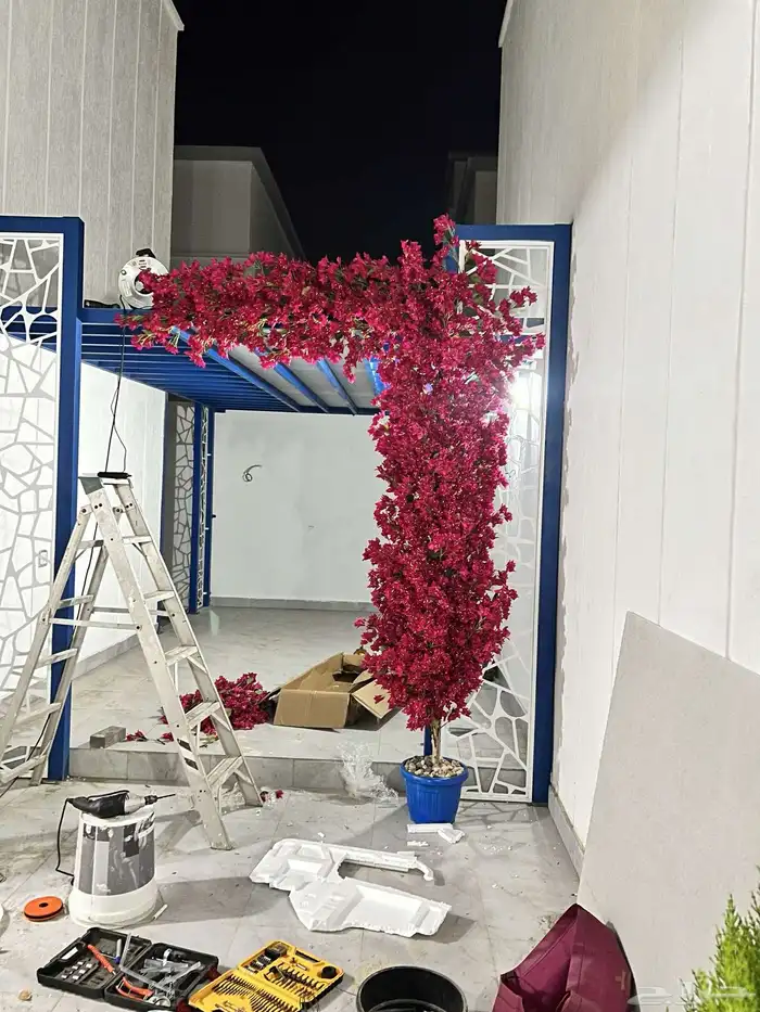 شجر جهنميه جداريه صناعية جهنميات جدارية داخليه 1