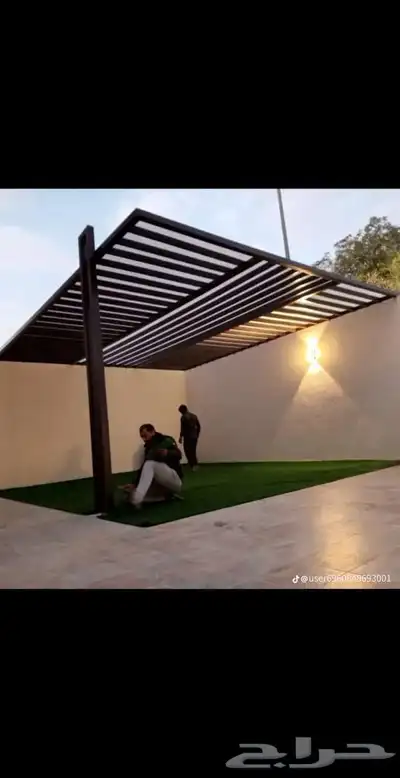 حدادمظلات وسواتر وبرجولات 26