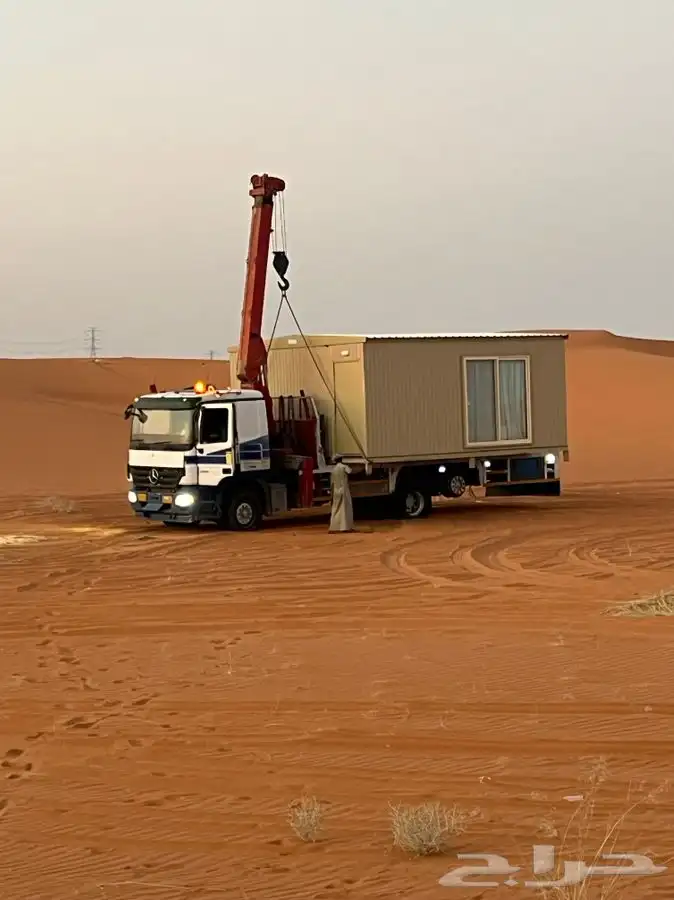 كرينات دبل للاجار وسطحات نقل بركسات وغرف جاهزه 3
