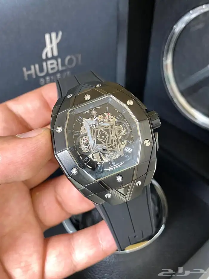 ساعات هوبلت بيق بانق سانق بلو كوبي سويسري HOBLUT 5