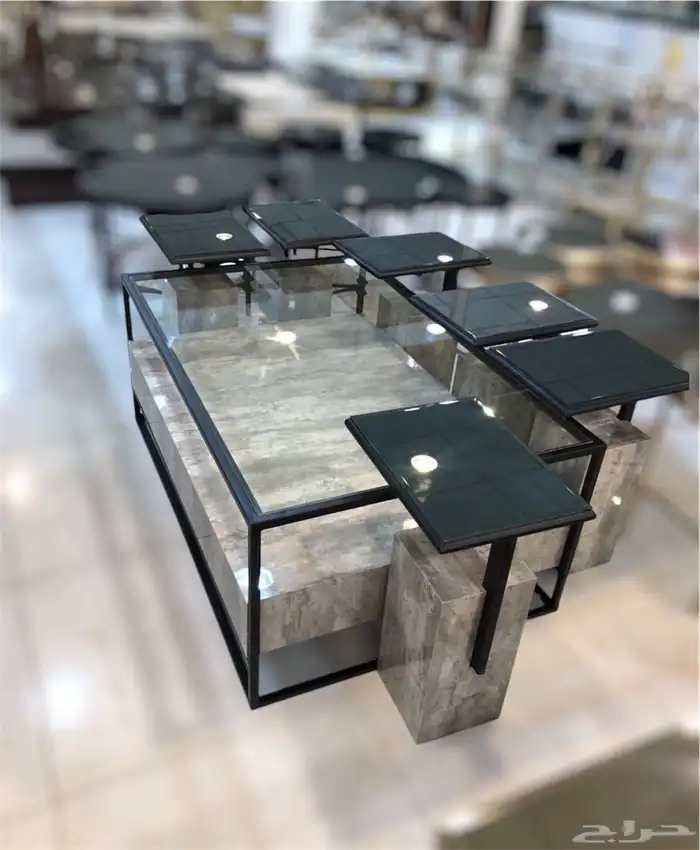 أطقم طاولات وطني بديل رخام وزجاج 3