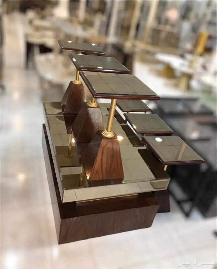 أطقم طاولات وطني بديل رخام وزجاج 21