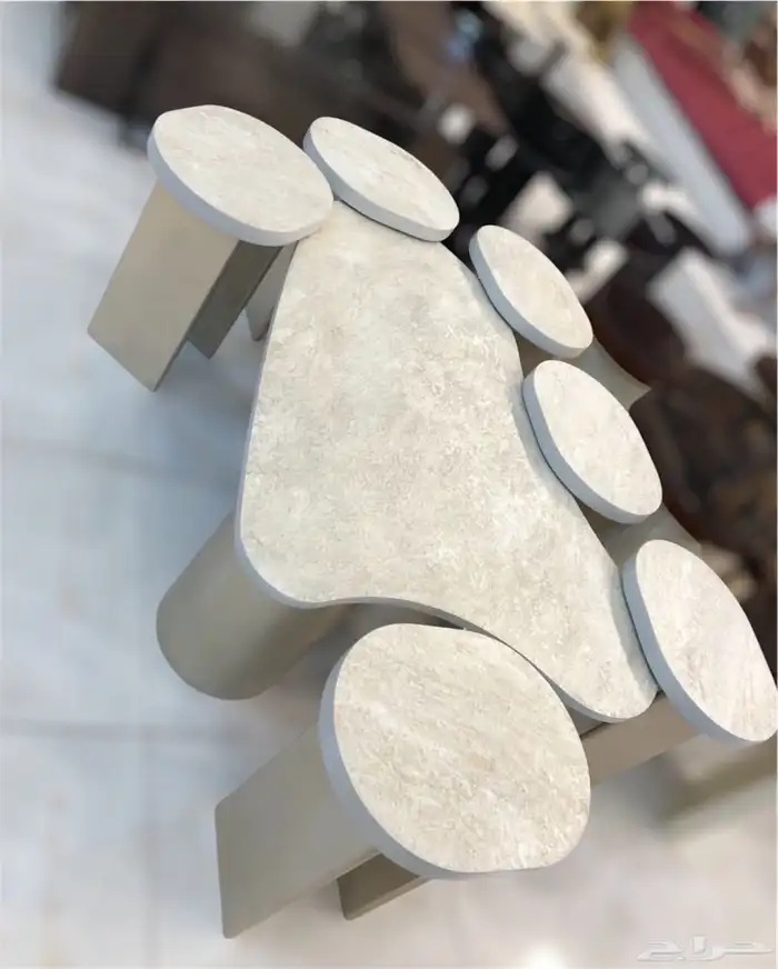 أطقم طاولات وطني بديل رخام وزجاج 31