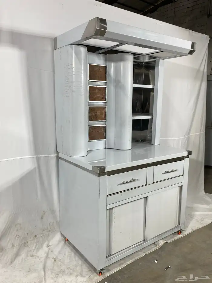 مكينة شاورما استيل مكينة شاورما سوري معدات شاورما ستيل اصلي 4