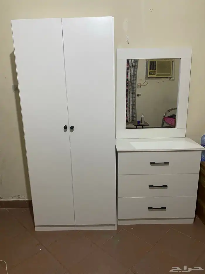 سرير نفر ونص و دواليب جديد 7