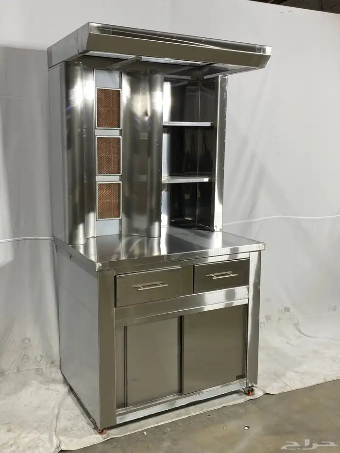 مكينة شاورما استيل مكينة شاورما سوري معدات شاورما ستيل اصلي 7