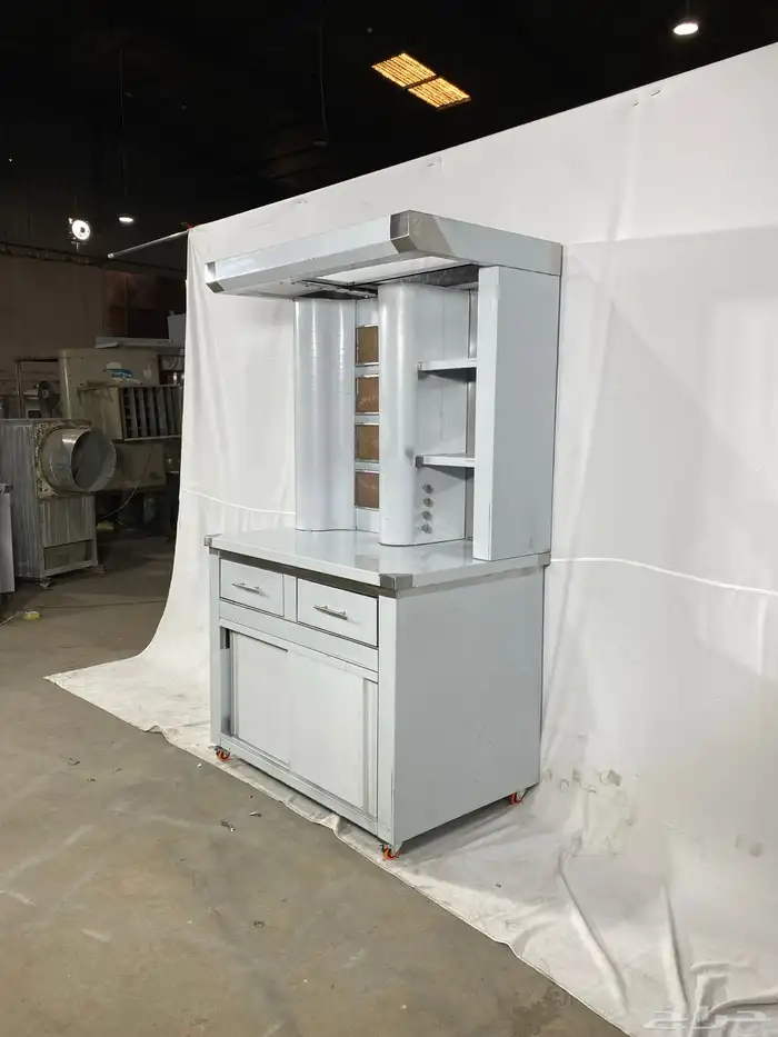 مكينة شاورما استيل مكينة شاورما سوري معدات شاورما ستيل اصلي 5