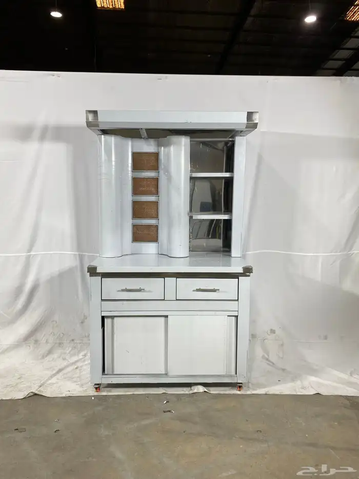 مكينة شاورما استيل مكينة شاورما سوري معدات شاورما ستيل اصلي 3