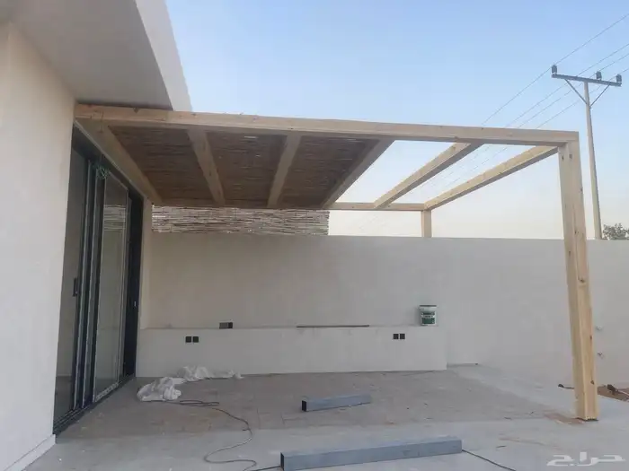 جلسات خيزران مظلات الخيزران والقش والبامبو 19