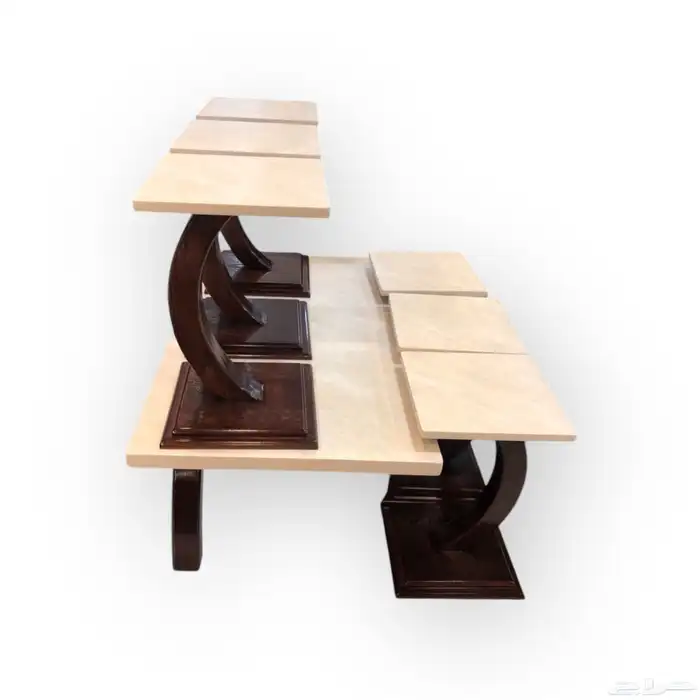 أطقم طاولات وطني بديل رخام وزجاج 22