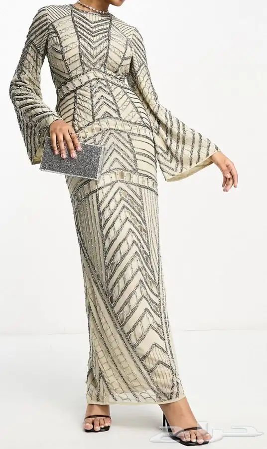 فستان شبه جديد فخم جدا 1