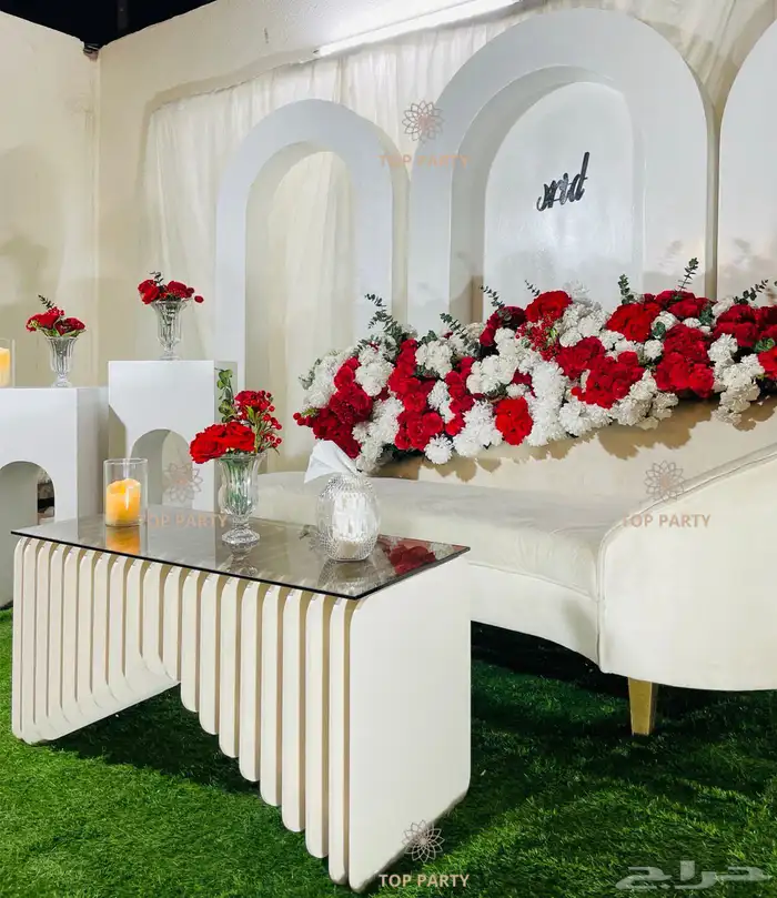تاجير جلسات اراضية - طاولة طعام - طاولة استقبال 6