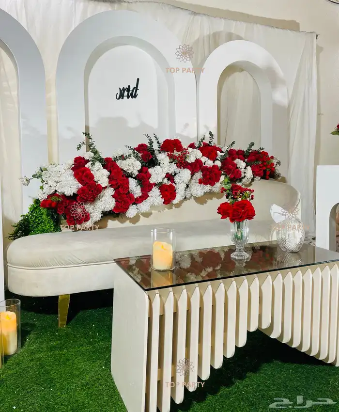 تاجير جلسات اراضية - طاولة طعام - طاولة استقبال 5