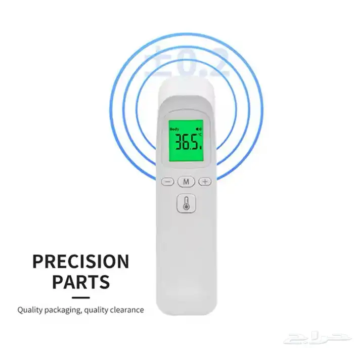مقياس حرارة طبي الاحترافي عالي الدقة ذكي بدون تلامس الجبهة 4