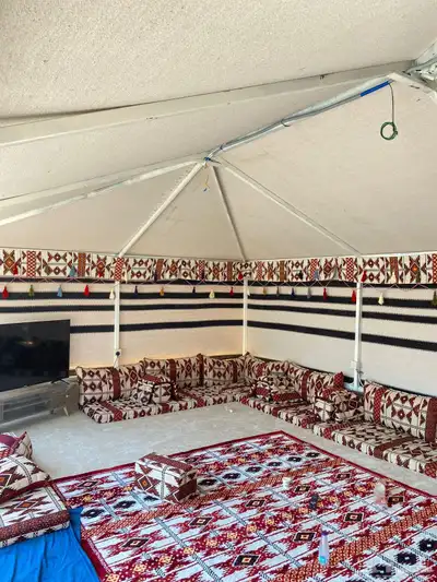 بيوت شعر لون البيض وا الون السود وا خيام 7