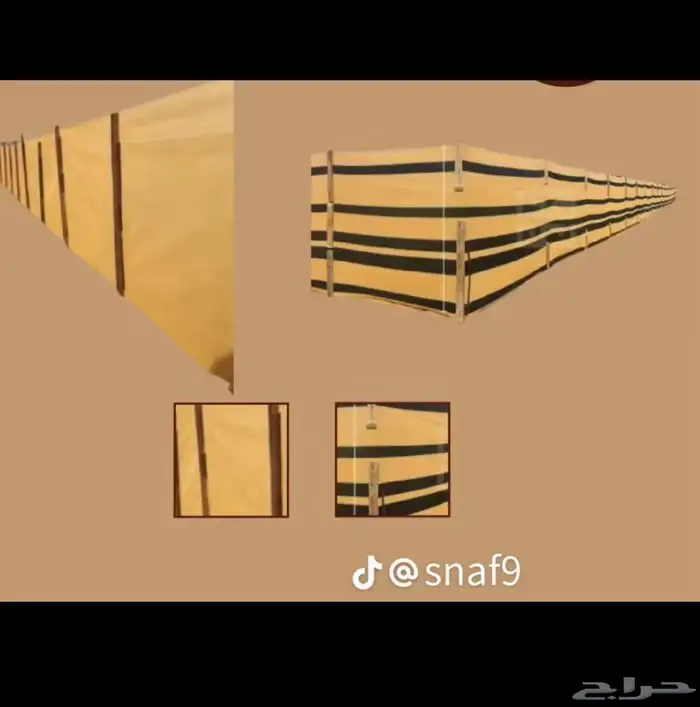 يتوفر تفصيل جميع مقاسات بيوت الشعر والخيم ومستلزمات البر 7