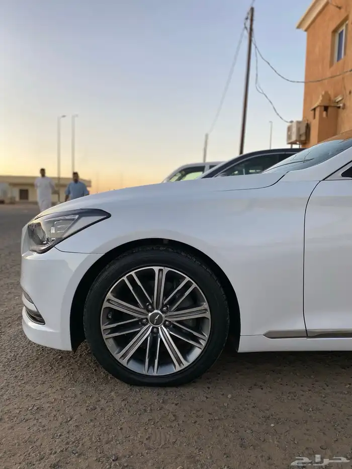 جنسس G80 2017 نظيفة جدا  وكالة 7